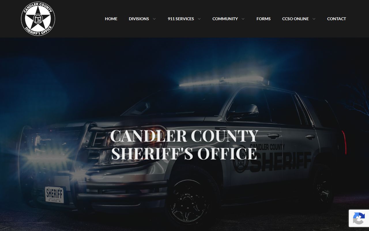 Candler County arrest record request form fields