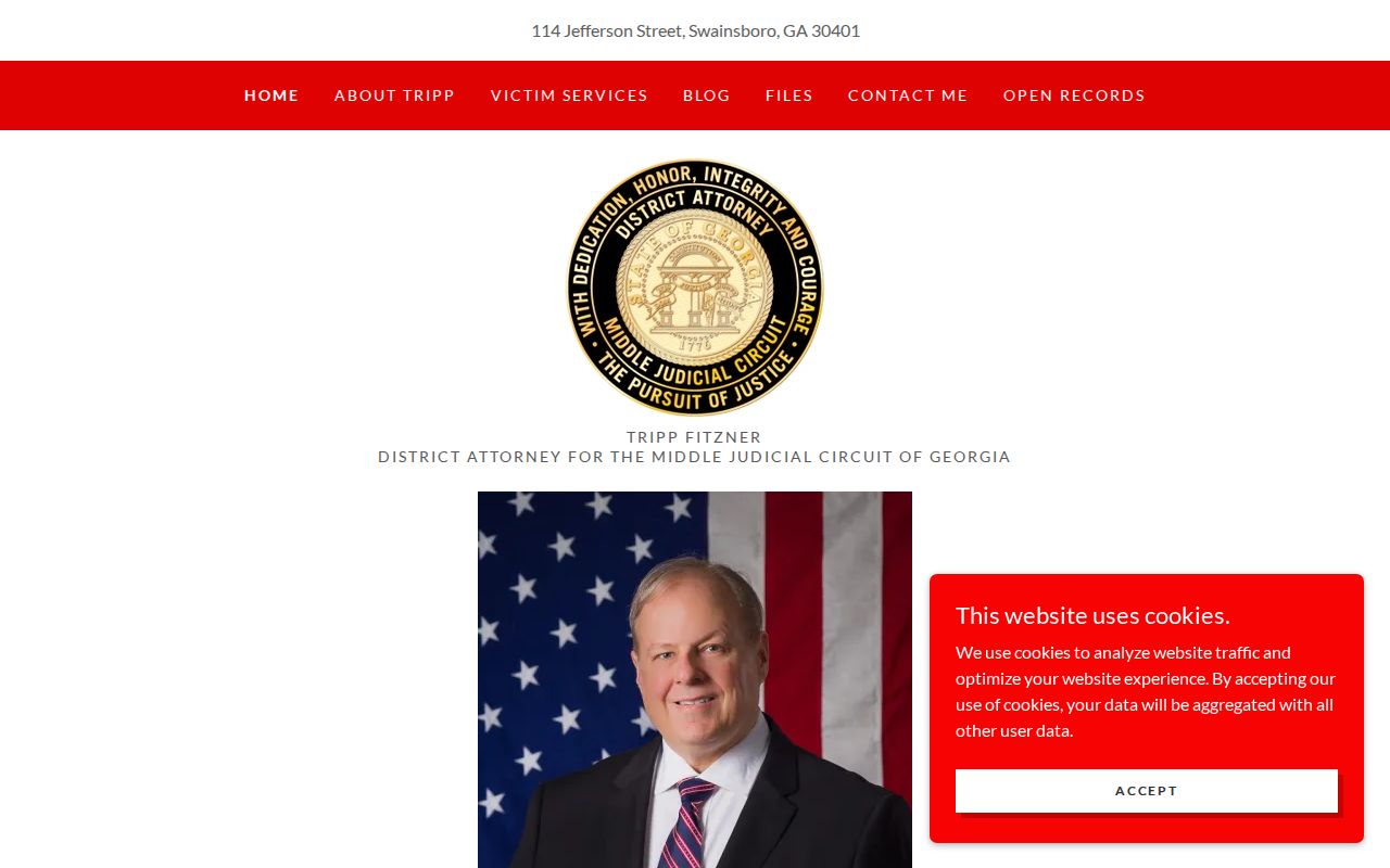 Wrong Middle Circuit prosecutor page for Candler County criminal court cases