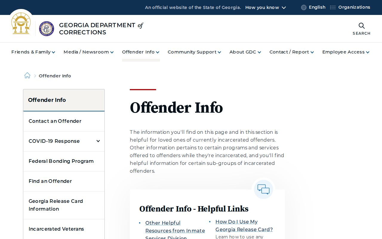 Candler County criminal records Georgia corrections offender search