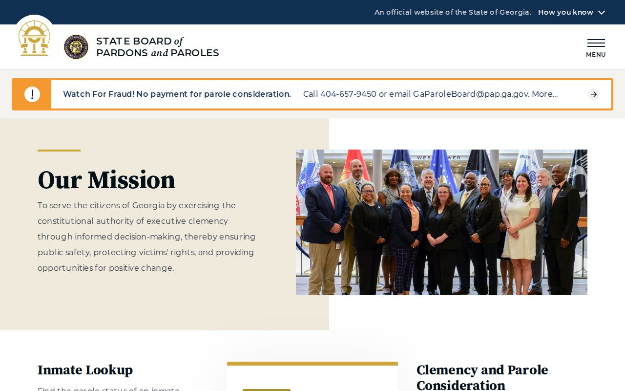 Candler County criminal records Georgia parole authority site
